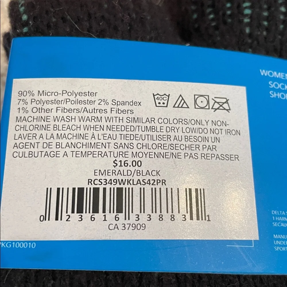 NWT Women’s Columbia 9-11 sock size Super soft Crew Mi-Chaussettes 2 prs